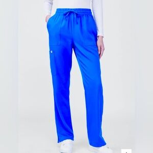 Beyond Scrubs 5-Pocket Bootcut Cargo Pant Royal Blue